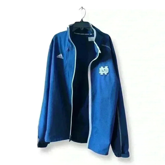 Men's Large Notre Dame Adidas Jacket - Picture 2 of 10